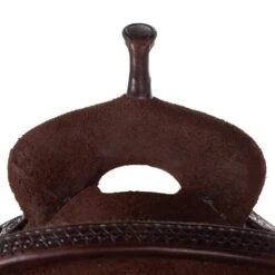 Nrs Competitors NRS Competitor Series Chocolate Roughout Barrel Saddle With Real Wool -Cowboy Store 1412113RW 3