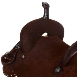 Nrs Competitors Chocolate Roughout Barrel Saddle -Cowboy Store 1412113 3