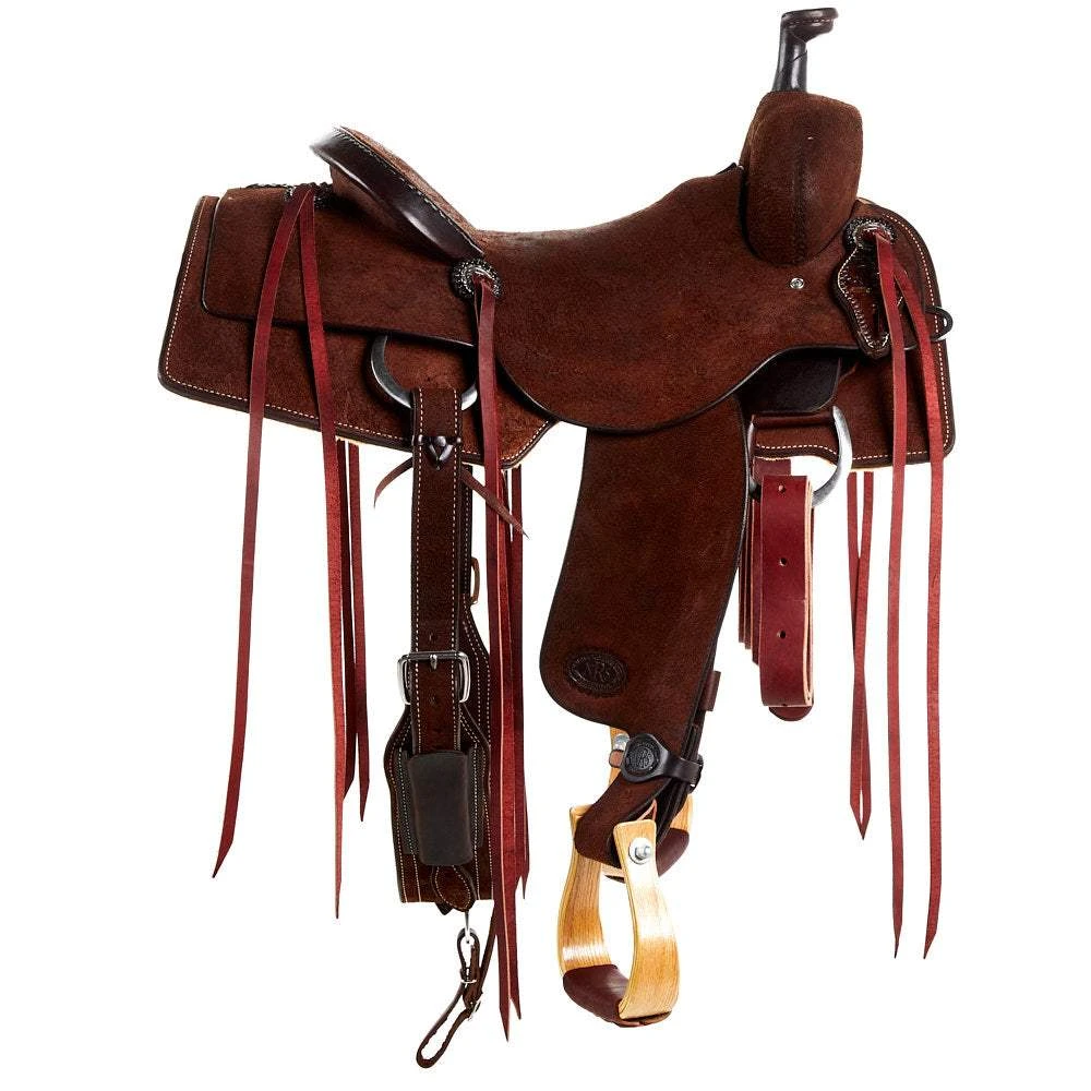 Nrs Competitors Chocolate Roughout Ranch Cutter Saddle 2 Nrs Competitors Chocolate Roughout Ranch Cutter Saddle - Image 2