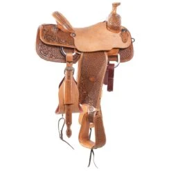 Nrs Competitors 7/8 Breed Windmill/Caddo Rose Combo Antique Team Roping Saddle -Cowboy Store 1412133 2