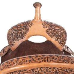 Nrs Competitors Nat Antq And Choc Combo Feather Barrel Saddle 5 Nrs Competitors Nat Antq And Choc Combo Feather Barrel Saddle -Cowboy Store 1412144 3