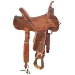 Nrs Competitors Natural Antique 7/8 Breed Basket/Sunflower Combo Barrel Saddle -Cowboy Store 1412160 3