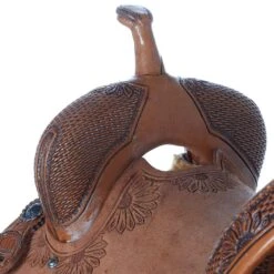 Nrs Competitors Natural Antique 7/8 Breed Basket/Sunflower Combo Barrel Saddle -Cowboy Store 1412160 4