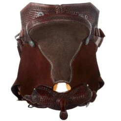 Nrs Competitors Competitor Chocolate 1/2 Breed Diamond Tooled Full Floral Embossed Seat Barrel Racer -Cowboy Store 1412174 05