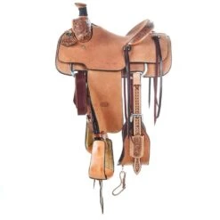 NRS 1/8 Breed Antique Floral Team Roper 6 NRS 1/8 Breed Antique Floral Team Roper -Cowboy Store 1413031 02