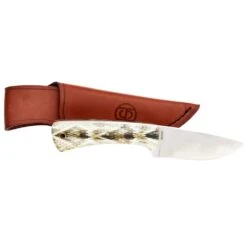 Western Fashion Circle SH Snake Skin Pattern Fixed Blade W/Sheath OK318