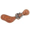 Circle Y Saddlery Ladies Copper Sunflower Spur Straps