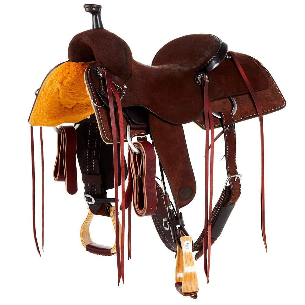 Nrs Competitors Chocolate Roughout Ranch Cutter Saddle 1 Nrs Competitors Chocolate Roughout Ranch Cutter Saddle