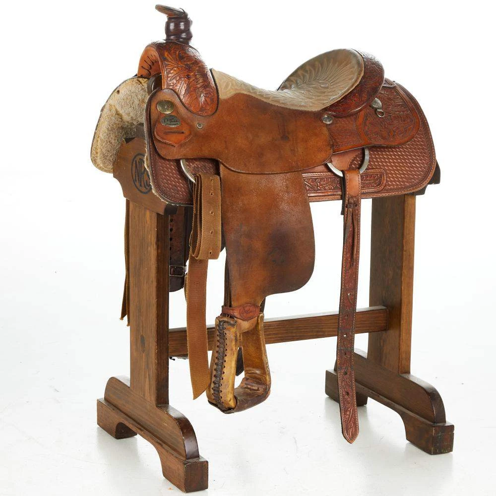 NRS Used 15.5in Saddle Smith Team Roper 1 NRS Used 15.5in Saddle Smith Team Roper