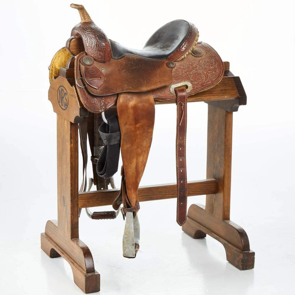 NRS Used 14in Fort Worth Saddlery Barrel Saddle 1 NRS Used 14in Fort Worth Saddlery Barrel Saddle