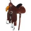 Martin Saddlery 1/8 Breed Sunflower Chestnut Crown C Barrel Saddle