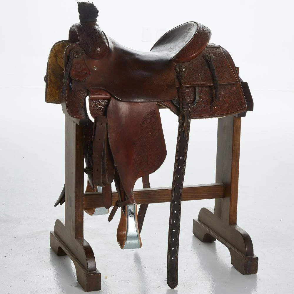 NRS Used 15.5in Elite Custom Saddlery Team Roper 1 NRS Used 15.5in Elite Custom Saddlery Team Roper