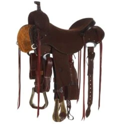 Nrs Competitors Chocolate Roughout Strip Down Ranch Cutter Saddle