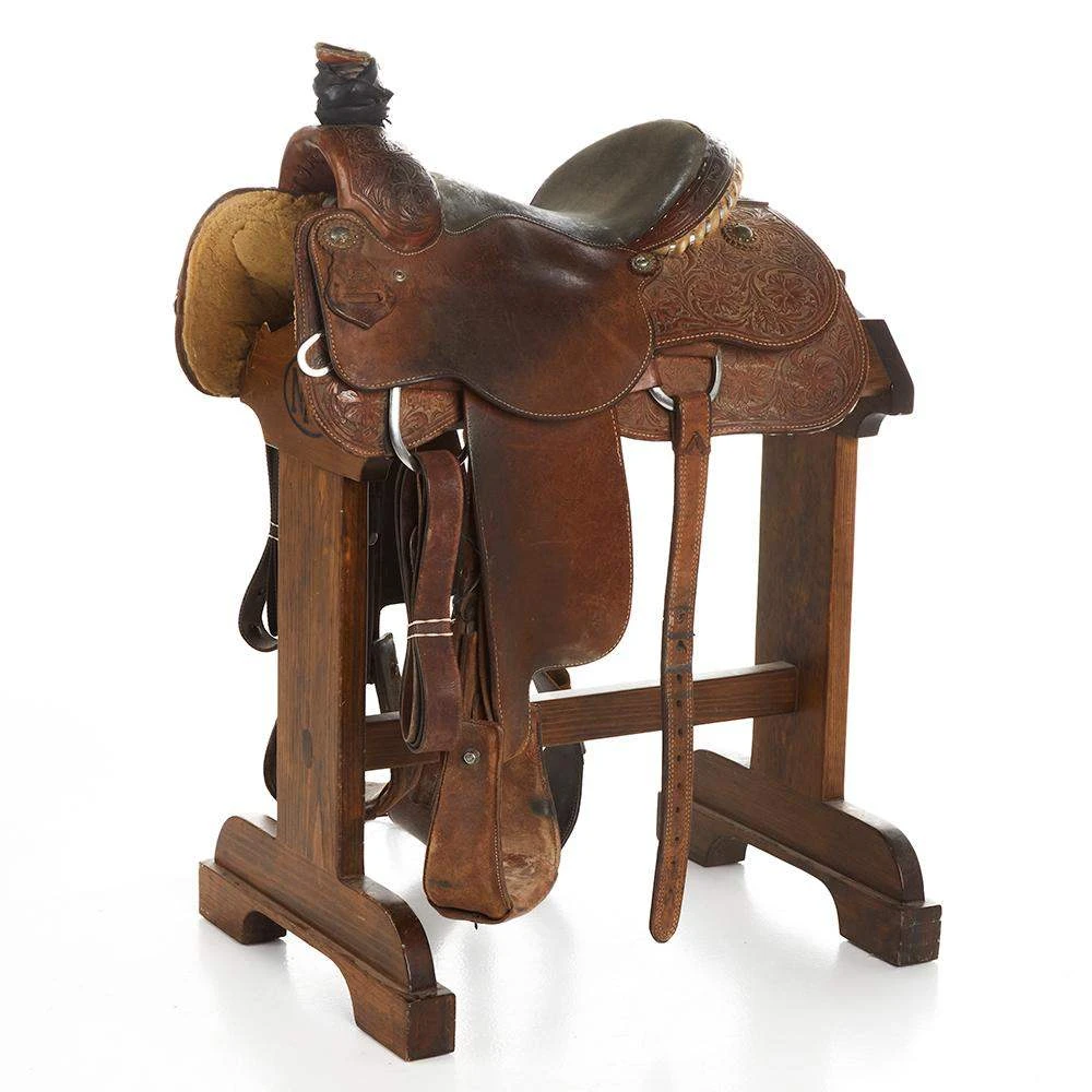 NRS Used 14.5in Cactus Saddlery Team Roper 1 NRS Used 14.5in Cactus Saddlery Team Roper