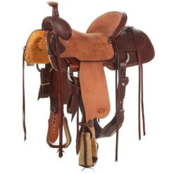 Reinsman Heavy Oil 1/2 Breed Mini Basket Stamp Team Roper