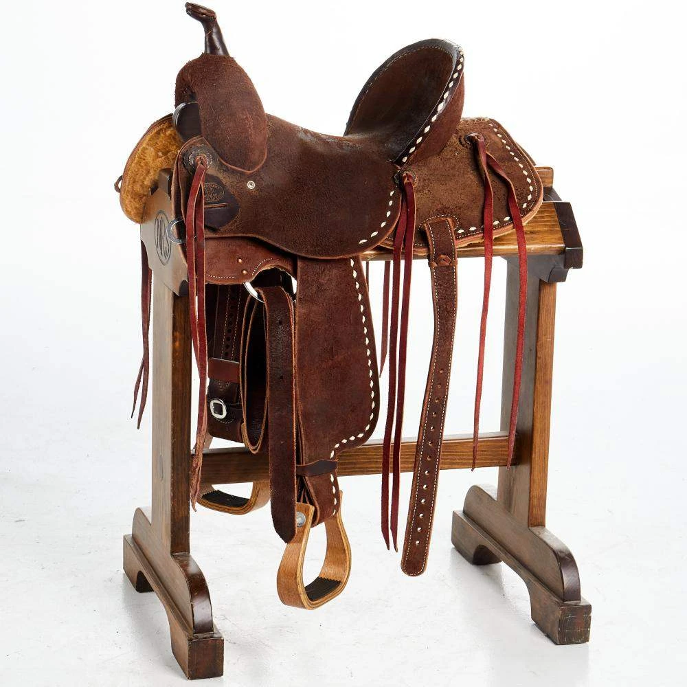 NRS Used 14.5in STS Saddlery Barrel Saddle 1 NRS Used 14.5in STS Saddlery Barrel Saddle