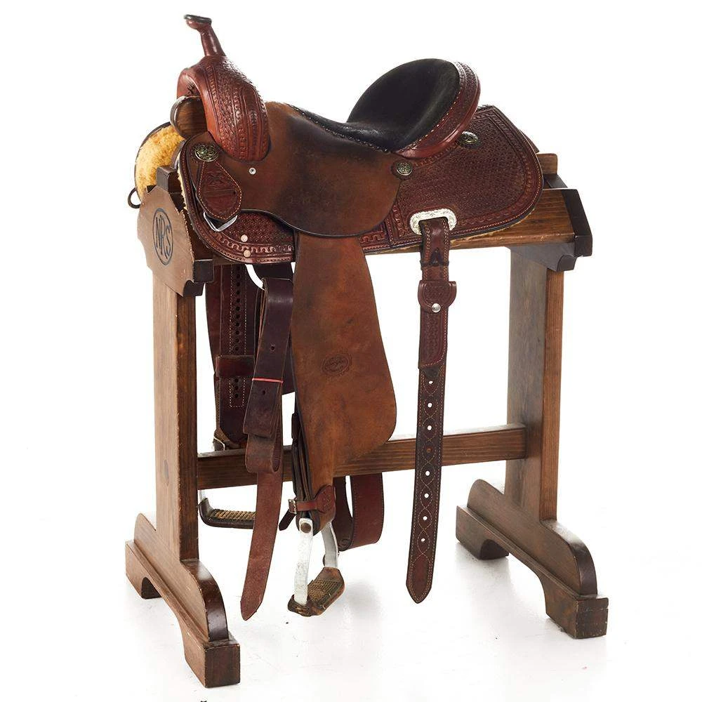 NRS Used 14in Reinsman X Series Barrel Saddle 1 NRS Used 14in Reinsman X Series Barrel Saddle