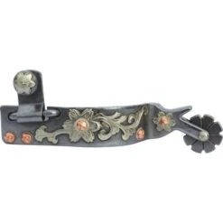 Professionals Choice Floral Copper Dot Chap Guard Spur