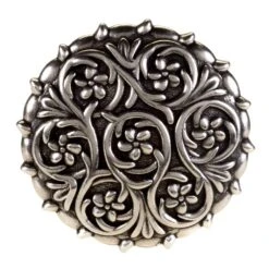 Rino Inc 1 /2in Floral Vine Scalloped Concho