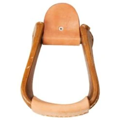 NRS Chino Tack Youth Rawhide Covered Stirrups