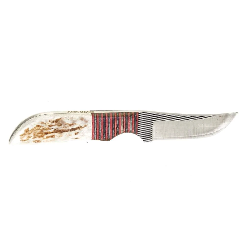 Anza (215) WK-3-V Fixed Blade Red/Black-Elk W/Sheath (78) 215WK-3-V-REDBLACKELK 3 Anza (215) WK-3-V Fixed Blade Red/Black-Elk W/Sheath (78) 215WK-3-V-REDBLACKELK - Image 3