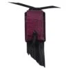 Professionals Choice Purple Fringe Leather Cell Phone Case