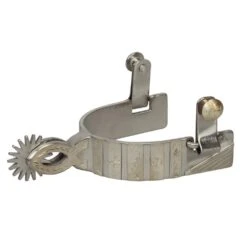 Weaver Leather Weaver Men's Engraved Stainless Steel Chihuahua Spurs