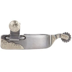 Cowpuncher Silver Mounted Roping Spurs