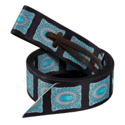 Mustang Fashion Prints Nylon Saddle Tie Strap