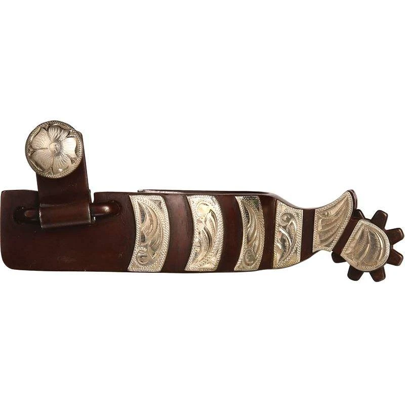 Blessing Bits Brown Antique Finish Roping Spur 1 Blessing Bits Brown Antique Finish Roping Spur