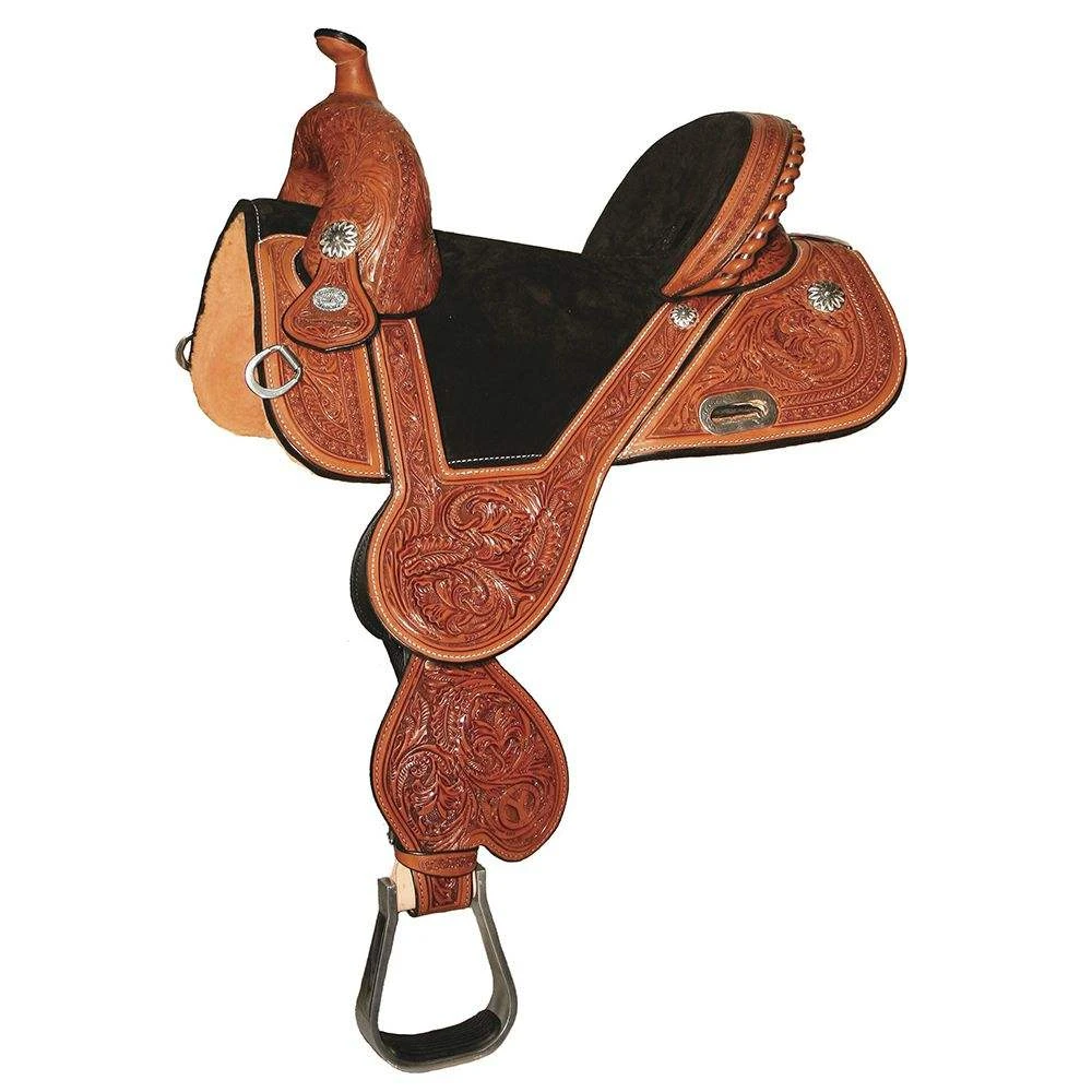 Circle Y Saddlery Tammy Fischer Daisy Treeless Barrel Saddle 1 Circle Y Saddlery Tammy Fischer Daisy Treeless Barrel Saddle