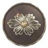 Cowperson Tack 1 /2 Inch Flower And Silver Concho