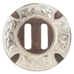 Cowperson Tack 1 /2 Inch Palo Duro Slotted Concho