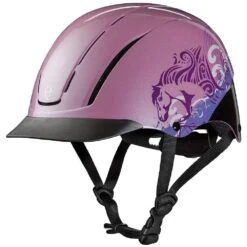 Troxel Spirit Pink Dreamscape Horse Riding Helmet