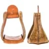 NRS Deluxe Bell Overshoe 5 In Rawhide Stirrup