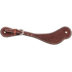 Cowboy Tack Youth/Ladies Rosewood Spider Stamp Cowboy Spur Straps