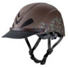 Troxel Dakota Turquoise Paisley Trail Riding Helmet