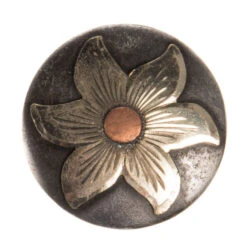 Wildfire Silver 1 1/2in. Lily Flower Concho