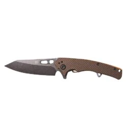 ABKT Ignite Ball Bearing Folder Knife - Tan AB065T -Cowboy Store AB065T 2