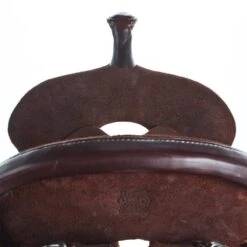 Burns Saddlery 14 Inch 30HD Chocolate Roughout Barrel Saddle -Cowboy Store BR 3000 14 30 HD 2