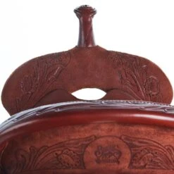 Burns Saddlery 14 1//2 Inch 30HDX Tooled Skirt Chestnut Roughout Barrel Saddle 5 Burns Saddlery 14 1//2 Inch 30HDX Tooled Skirt Chestnut Roughout Barrel Saddle -Cowboy Store BR 3242 145 30 HDX 2