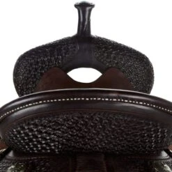 Martin Saddlery Chocolate Crown C 1/2 Breed Barrel Saddle -Cowboy Store NRS 97 7256 03