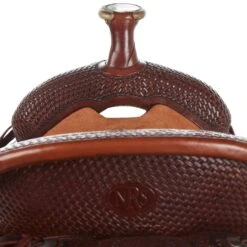 Reinsman Heavy Oil 1/2 Breed Mini Basket Stamp Team Roper 5 Reinsman Heavy Oil 1/2 Breed Mini Basket Stamp Team Roper -Cowboy Store NRS02 03