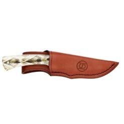 Western Fashion Circle SH Snake Skin Pattern Fixed Blade W/Sheath OK318 -Cowboy Store OK318 3