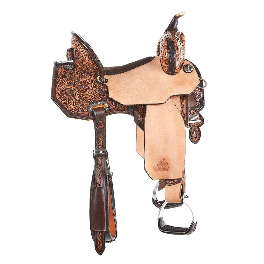 Reinsman Martha Josey Cash Rancher 14 1/2 Inch Barrel Saddle 2 Reinsman Martha Josey Cash Rancher 14 1/2 Inch Barrel Saddle - Image 2