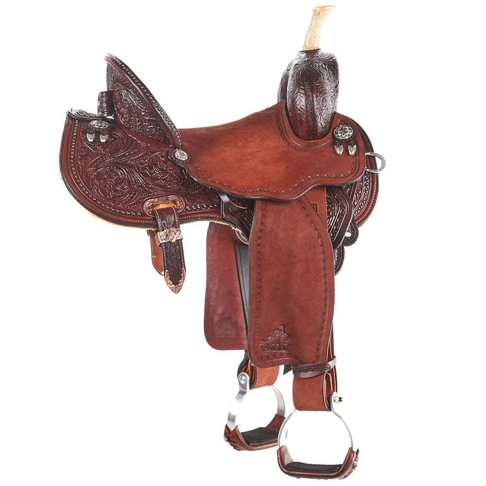 Circle Y Saddlery Martha Josey Ultimate Cash 14 Inch Barrel Saddle 2 Circle Y Saddlery Martha Josey Ultimate Cash 14 Inch Barrel Saddle - Image 2