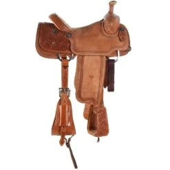 Tomahawk 1/2 Breed Floral Team Roper With Full Border -Cowboy Store TH 0005 03