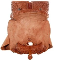 Tomahawk Floral And Basket Combo Tooled Barrel Saddle -Cowboy Store TH 009 05