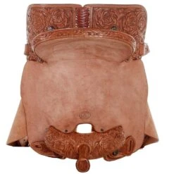 Tomahawk 1/2 Breed Rose Floral Barrel Saddle 9 Tomahawk 1/2 Breed Rose Floral Barrel Saddle -Cowboy Store TH 014 05