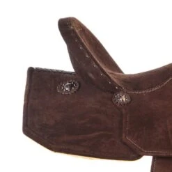 Tomahawk Chocolate Roughout 13 1/2 Inch Lightweight Barrel Saddle 7 Tomahawk Chocolate Roughout 13 1/2 Inch Lightweight Barrel Saddle -Cowboy Store TH AL001135 4